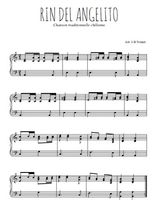 Téléchargez l'arrangement pour piano de la partition de Traditionnel-Rin-del-angelito en PDF